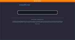 Desktop Screenshot of crono24.com